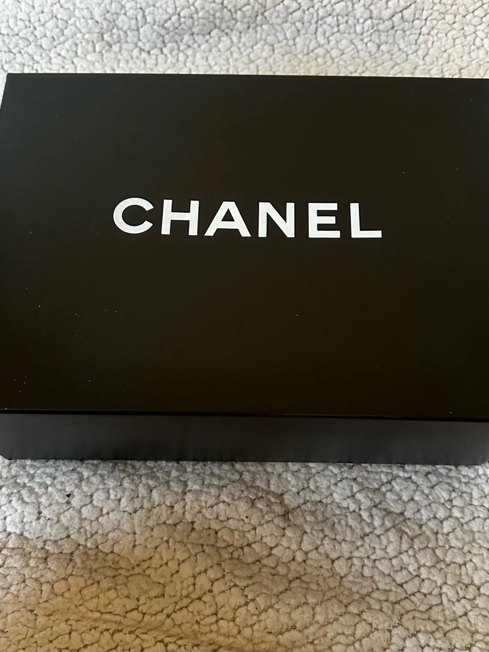 CHANEL Black and White Logo Presentation Box